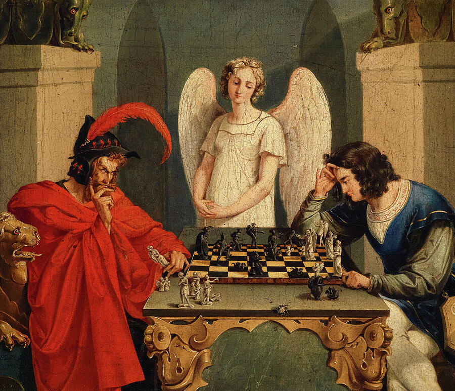 Chess painting