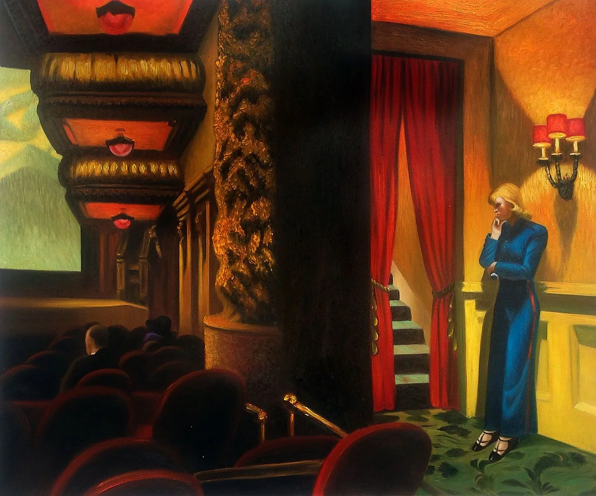 New York Movie by Edward Hopper, 1939