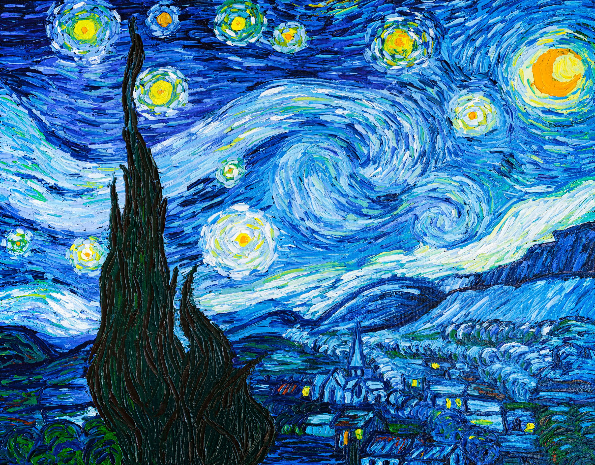 The Starry Night by Vincent van Gogh